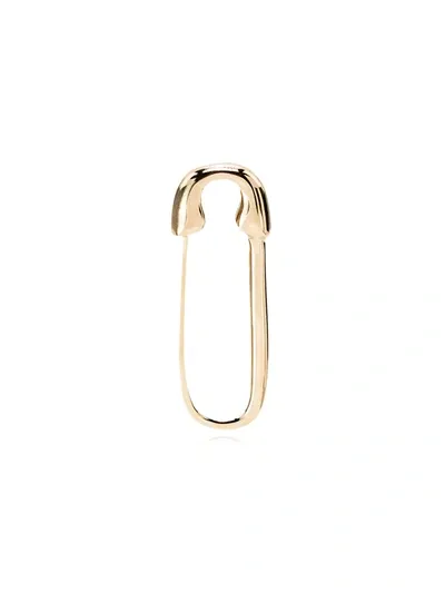 Anita Ko 18kt Yellow Gold Safety Pin Earring