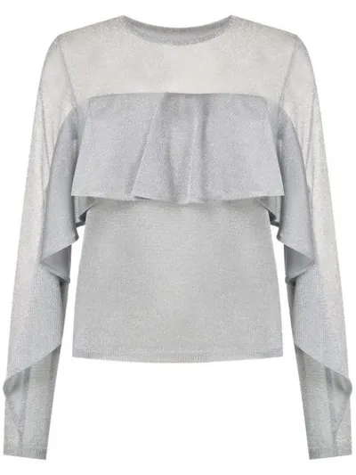 Nk Tina Top In Silver