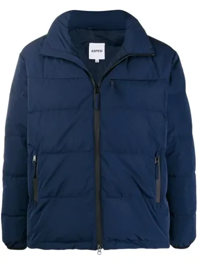 Aspesi Puffer Jacket In Blue