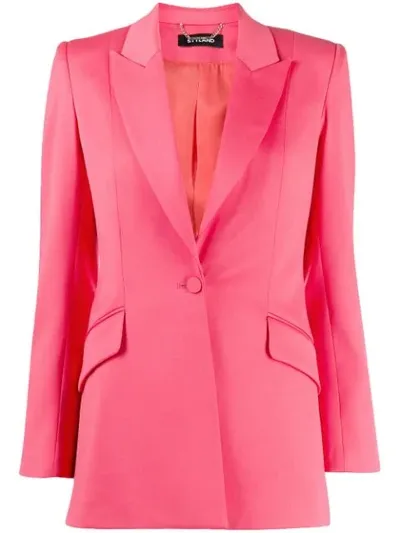 Styland Single Breasted Blazer In Pink