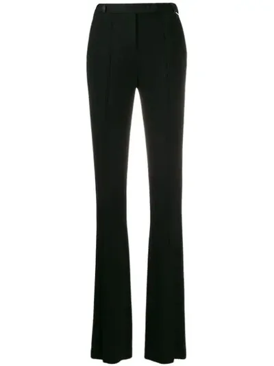 Styland High Waisted Trousers In Black