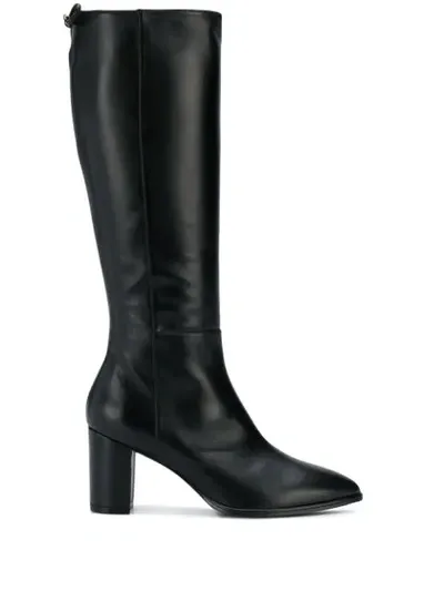 Stuart Weitzman High-leg Hettie Boots 75 In Black