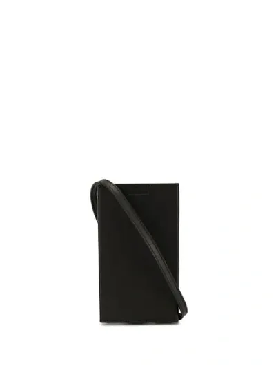 Jil Sander Rectangular Crossbody Bag In Black