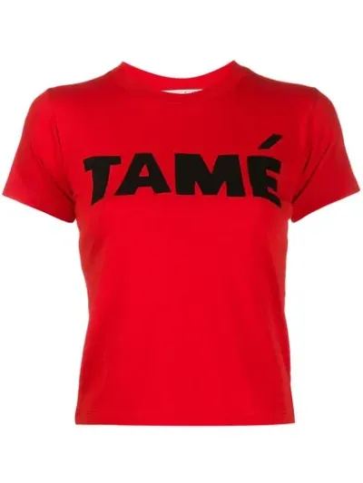 Etre Cecile Tamé Inez T-shirt In Red