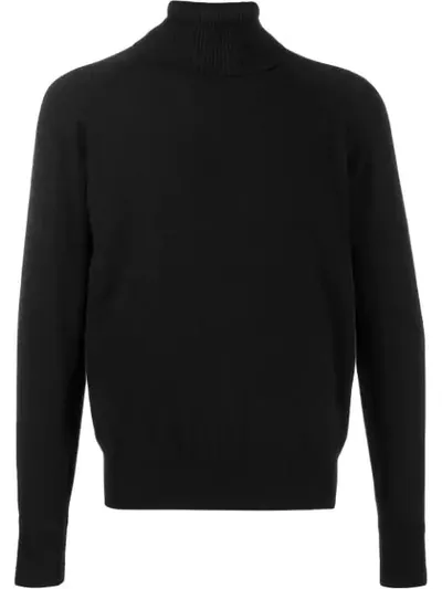 Tom Ford Roll-neck Cashmere Jumper In Black