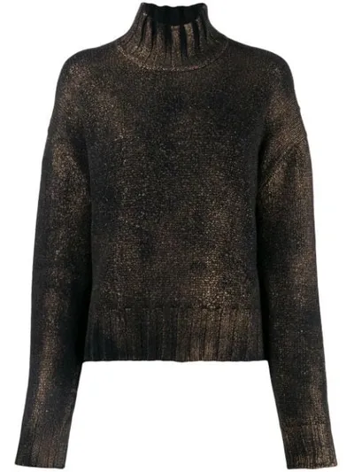 Aragona Knitted Cashmere Jumper In Black