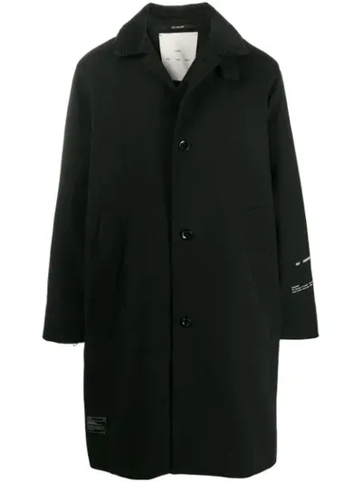 Song For The Mute Hunter Print Coat In Black