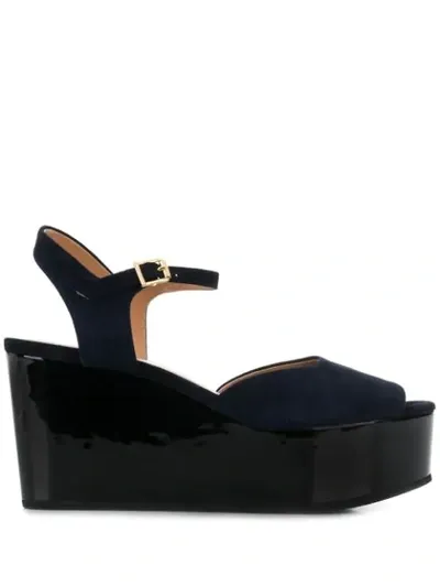 Marni Platform Sandals In Blue