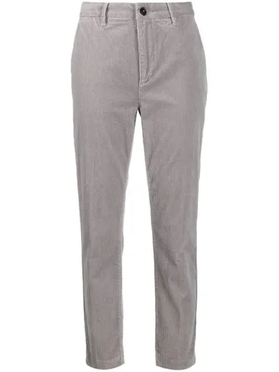 Closed Tailored Cord Trousers In Grey