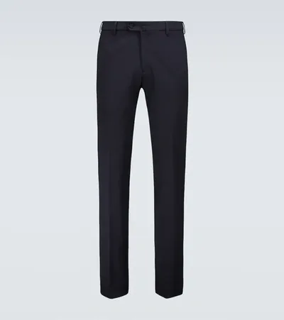 Loro Piana Slim-fit Wool And Cashmere-blend Trousers In Blue