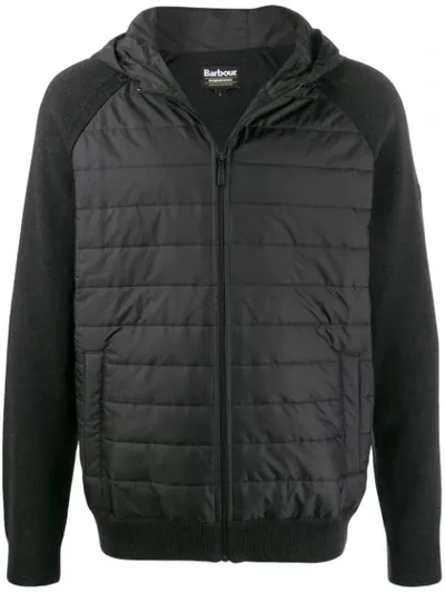 Barbour Contrast Hooded Jacket In Black