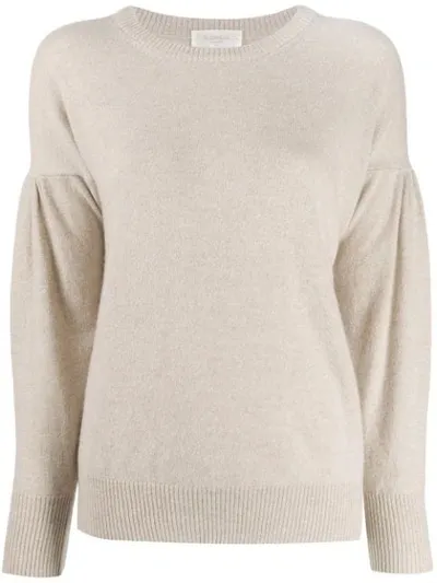 Zanone Loose-fit Jumper In Neutrals