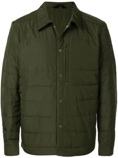 J. Lindeberg Shirt Jacket In Green