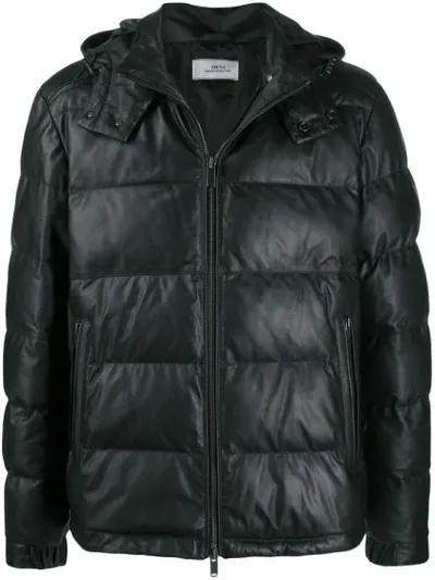 Desa 1972 Hooded Puffer Jacket In Black