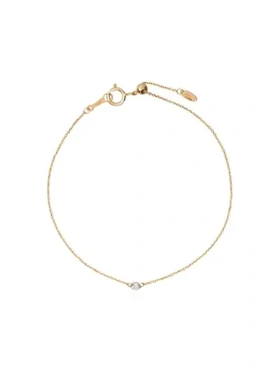 Persée 18kt Yellow Gold And Diamond Chain Bracelet In Metallic