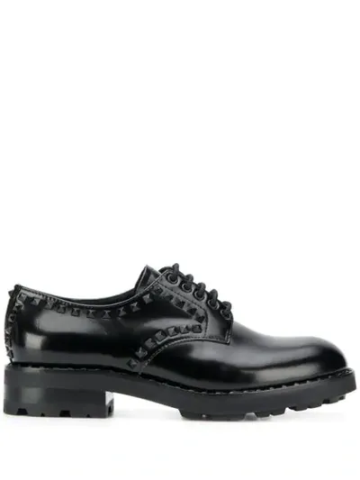 Ash Wild Lace-up Shoes In Black