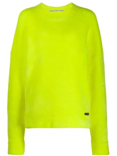 Alexander Wang Chunky Knit Jumper In Yellow