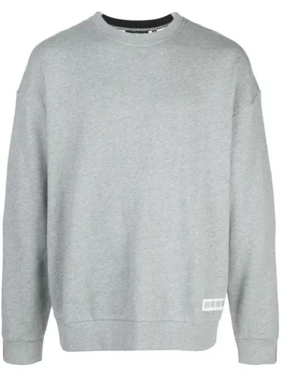 Mostly Heard Rarely Seen Fanatic Crew Neck Sweatshirt In Grey