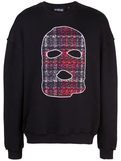 Mostly Heard Rarely Seen Hide And Seek Print Sweatshirt In Black