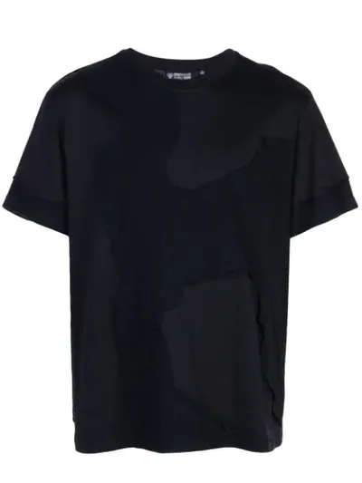 Mostly Heard Rarely Seen Cut Me Up Drop Shoulder Black Cotton T-shirt