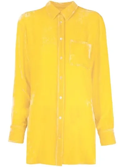 Sies Marjan Long Sleeve Shirt In Yellow