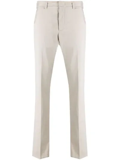 Z Zegna Tapered Slim-fit Chinos In Nude