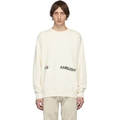 Ambush Off-white Logo Crewneck Sweatshirt