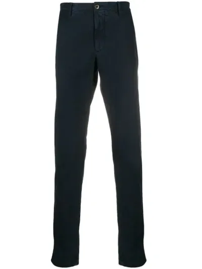 Incotex Slim Fit Trousers In Blue