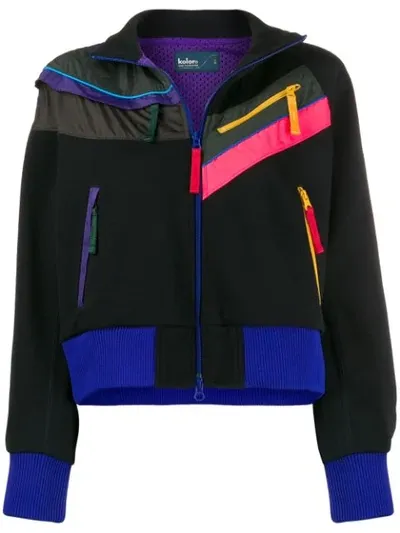 Kolor Zip-detail Bomber Jacket In Black