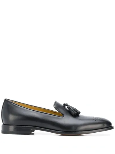 Scarosso Rolando Tassel Loafers In Black