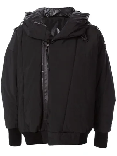 Niløs Padded Bomber Jacket In Black