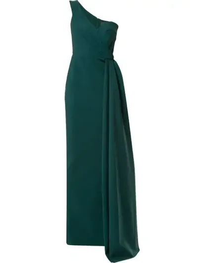 Greta Constantine Vedast Gown In Green