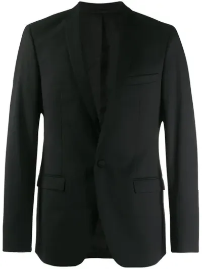 Karl Lagerfeld Tight Blazer Jacket In Black