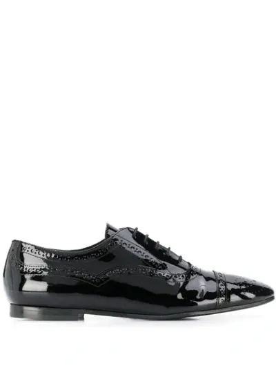 Fabio Rusconi Stringate Derby Shoes In Black