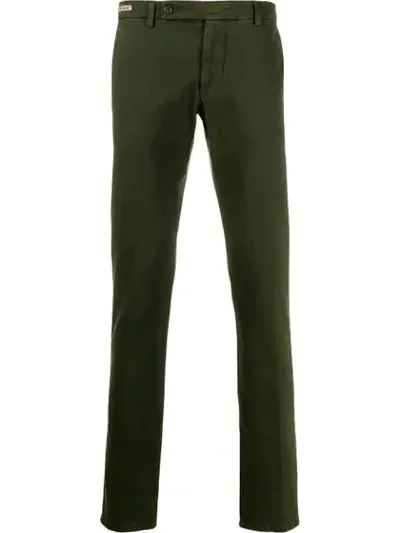 Berwich Slim-fit Chinos In Green