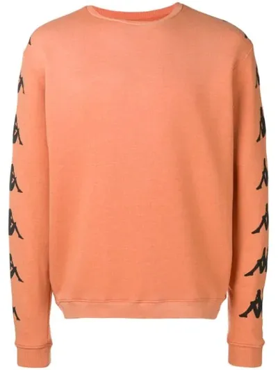 Paura Kappa Sweatshirt In Orange