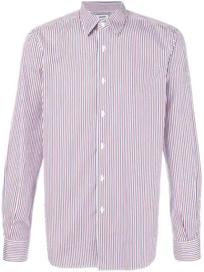 Aspesi Striped Long-sleeve Shirt In Multicolour