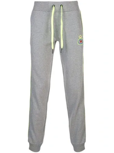 Iceberg Neon Trim Track Trousers In Grey