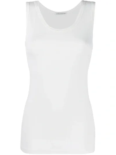 Stefano Mortari Slim-fit Sleeveless Top In 001