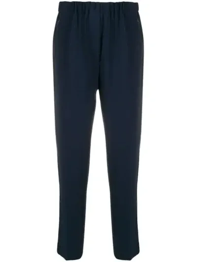 Antonelli Contrast Side Stripe Trousers In Blue