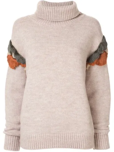 Muller Of Yoshiokubo Wool Knitted Jumper In Neutrals