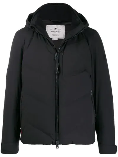 Woolrich Padded Ski Jacket In Black