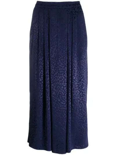 Roseanna Blondwalker Slip Skirt In Blue