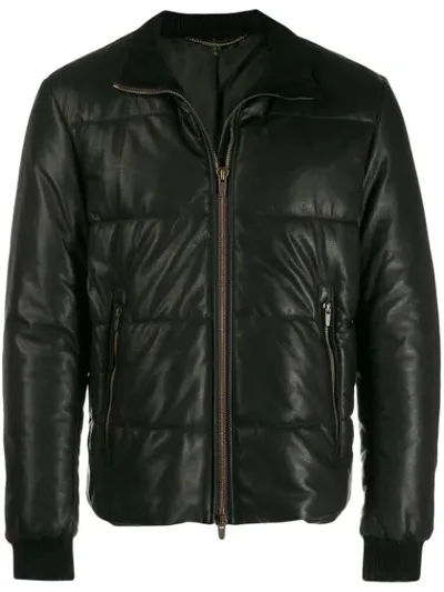 Ajmone Padded Jacket In Black