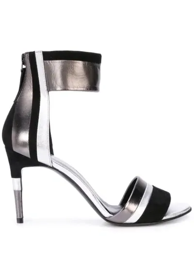 Pierre Hardy Alpha Sunny Skinny Sandal Silver In Grey