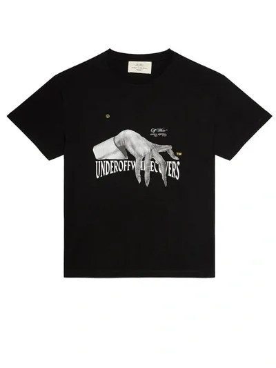 Off-white Undercover Printed Cotton-jersey T-shirt In Black