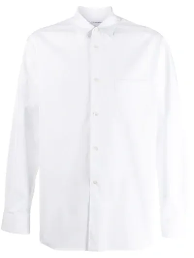 Comme Des Garçons Shirt Long Sleeved Shirt In White