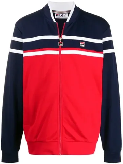 Fila Zip-up Track Jacket In Blue