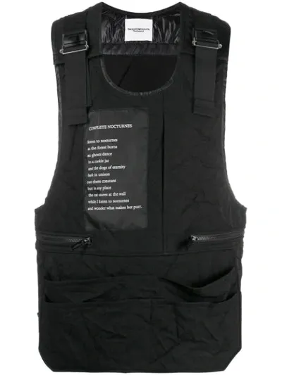 Takahiromiyashita The Soloist Body Armor Vest In Black