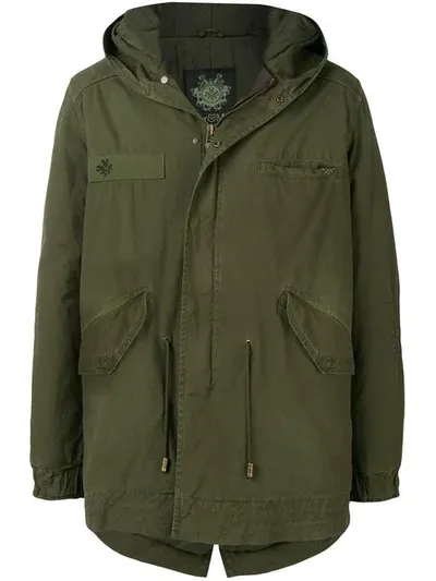 Mr & Mrs Italy Hooded Parka In Green